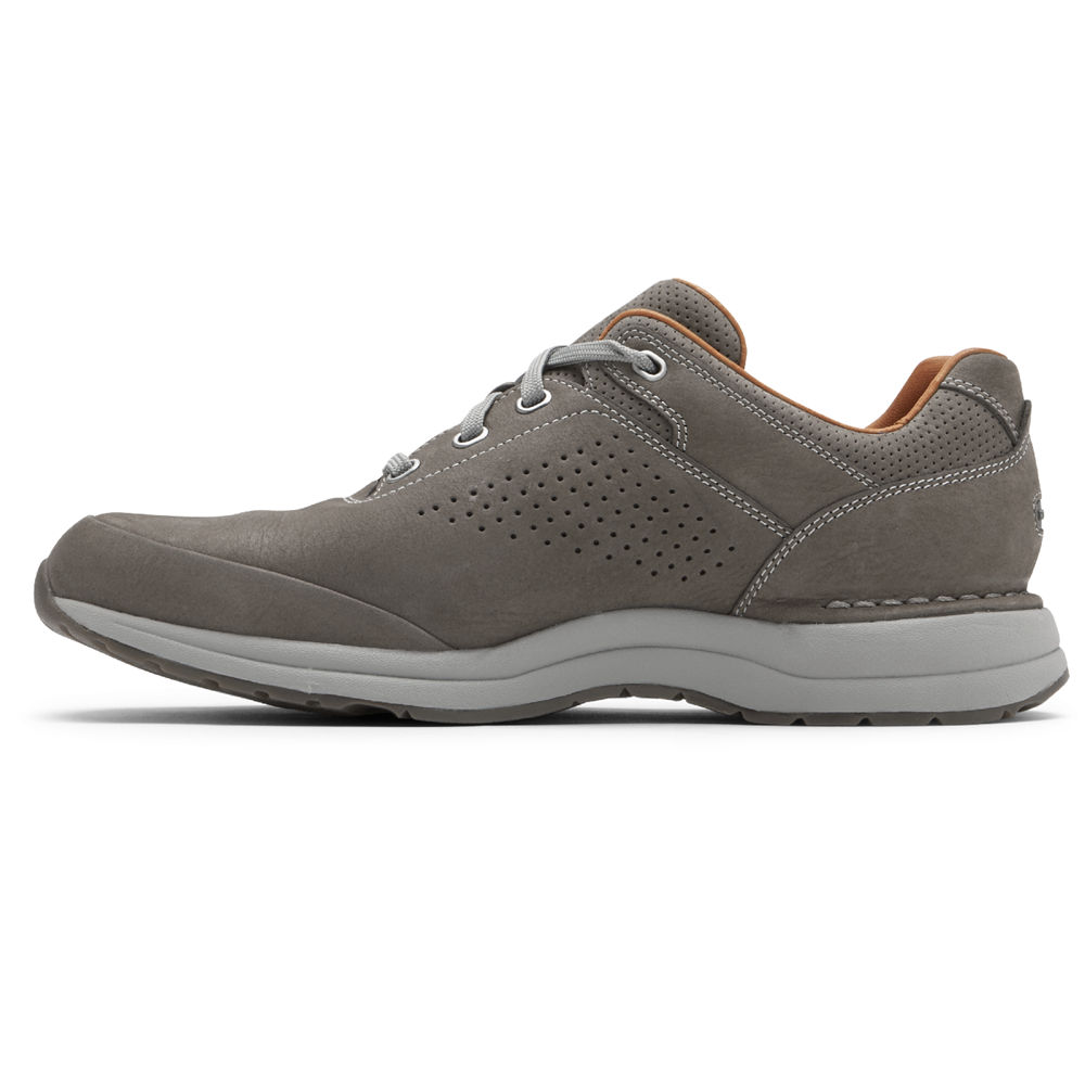 Rockport Mens Sneakers Dark Grey - Edge Hill 2 Plain Toe - UK 541-NUKFZY